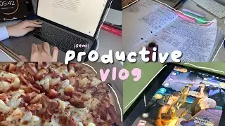 tears of themis, stuDYING, regretting all life choices | (semi) productive vlog