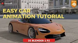 Blender Realistic Car Animation Tutorial   Quick and Easy For Beginner