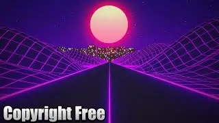 Synthwave Road Loop Stock Video/VJ loop
