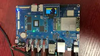 Banana Pi BPI-CM5 with Amlogic A311D2 ,GPIO wiringpi OLED display function test VS Raspberry Pi CM4