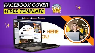 How to DESIGN FACEBOOK COVER in Photoshop Tutorial 2020 + free facebook cover template