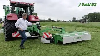 Presentatie SaMASZ KT301S achtermaaier met kneuzer