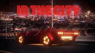 In The CITY - Looping Animations - C4D, Octane, After Effects