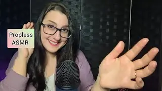 Propless ASMR (Nostalgic style asmr with mouth sounds and hand movements) ASMR Alysaa