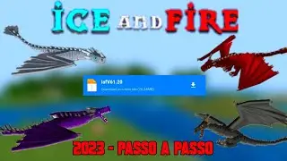 ✅COMO BAIXAR ICE AND FIRE PARA MINECRAFT BEDROCK 1.20