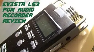 EVISTR L53 Digital PCM Field Audio Recorder Review & Sound Demonstration