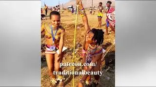 Zulu girls in beads, Traditional attire meanings 