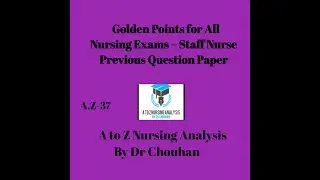 Special points##All Nursing Exams##Previous question paper##