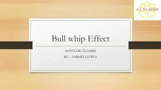 Bull whip Effect || Bull whip effect in supply chain Management || Bull whip effect in SCM in Hindi
