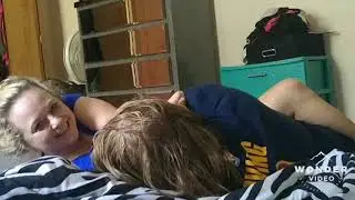 Mom and daughter wrestling (Part1) Daughter yell at the end... your Mom vs my Mom