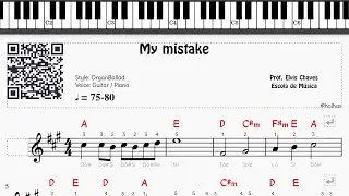 🎼 My mistake - 5516 - Pholhas - Tutorial Partitura Fácil 2