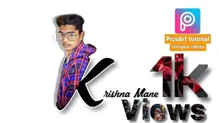 Letter Portrait In PicsArt Ⅱ Trending Photo Editing Ⅱ PicsArt tutorial Ⅱ Name Logo Editing