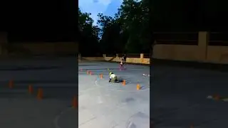 Day 2 Skating lessons #skating #sports #motivation #prishanegi #vaishnavinegi #fun #learning #love