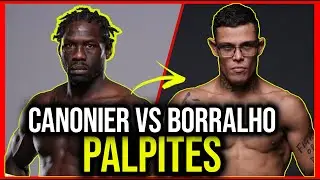 LUTA PERIGOSA 🚨 UFC FIGHT NIGHT CANONIER VS BORRALHO PALPITES