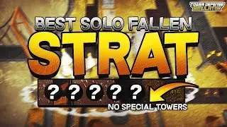 Best SOLO FALLEN MODE STRAT (No Golden Towers, Special Towers, Event Towers, NOTHING) [TDS ROBLOX]