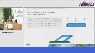 Modia3D: Modeling and Simulation of 3D-Systems in Julia | Andrea Neumayr | JuliaCon 2019