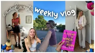 Comfort WEEKLY VLOG - Balkon bepflanzen, Olivia Rodrigo Konzert, Hörbuch höre & Stricken 🧶💜🪩