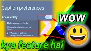 Youtube ke accessibility features kaise on kare youtube ke caption ka colour kaise change kare