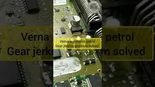 P0748, Hyundai Verna automatic gear jerking problem solved..#ecmrepair #youtubeshorts