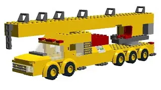 How to Build a Lego Mobile Crane | MOC