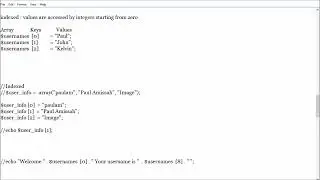 PHP Basics : Array – Indexed, Associative | Chapter 5