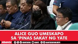 Alice Guo umeskapo sa ‘Pinas sakay ng yate