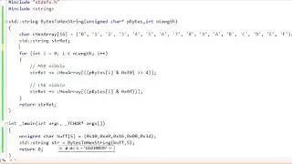 Computer GK & Quiz -  Bytes to HEX string C