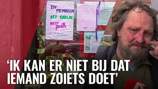 Buurt herdenkt omgebrachte dakloze Carlos