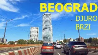 Driving from the JNA Stadium to the Botanical Garden, Belgrade, September 2024
