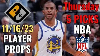 PRIZEPICKS NBA THURSDAY 11/16 CORE PLAYER PROPS!