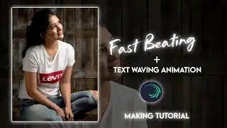 Trending Fast Beating Edit Tutorial 🔥|+Text Waving Animation 💥 Making Tutorial| Vaishu Tech official