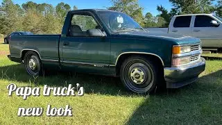96 Silverado gets a new look. Flip kit install & Simple clip how to install