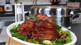 Jamón Glaseado con Manzana