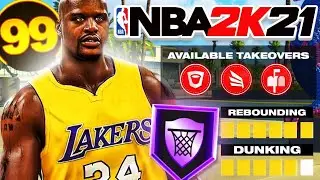 BEST SHAQ BUILD NBA 2K21 !!! BEST PAINT BEAST BUILD 2K21 !!!