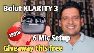 BOULT Klarity 3: Luxury audio experience | 50dB Hybrid ANC | 6 mics | Rs. 1999
