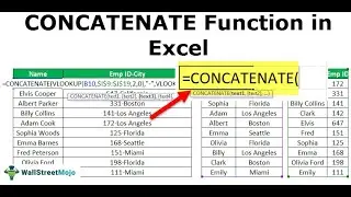 CONCATENATE FUNCTION IN EXCEL