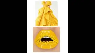 Dress with matching lips 👄😍| 