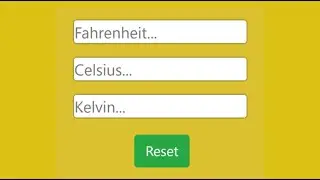 Build a Javascript Temperature Converter