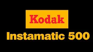 Kodak Instamatic 500 - 126 Format Cartridge Film Camera