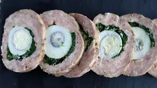 ПОЧЕМУ Я НЕ ГОТОВИЛА ЭТОТ РУЛЕТ РАНЬШЕ?!ВКУСНЫЙ МЯСНОЙ РУЛЕТ С ЯЙЦОМ И ШПИНАТОМ