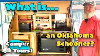 OK Schooners - Camper Tours - Teardrop Trailer w/TONS of mods!