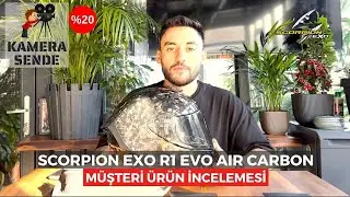 Kamera Sende - Scorpion Exo R1 Evo Air Carbon Kask İnceleme - motomax.com.tr