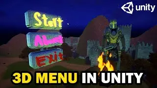 How to make 3D Menu in Unity | Unity Tutorial