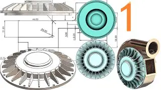1-Project 50| Tesla Turbine (Turbo Pump)  |SolidWorks Tutorial: casing lock - roller bearing housing