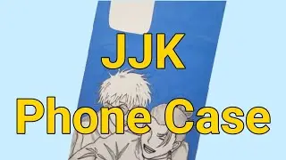 Making my Phone Case | No Music  #jujutsukaisen #satorugojo #sugurugeto #gojo #geto #jjk #diy #anime