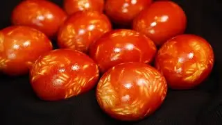 КАК КРАСИВО ПОКРАСИТЬ ПАСХАЛЬНЫЕ ЯЙЦА без химии | How to Die Eggs