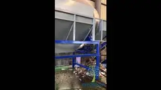Моющий грохот  для пэт бутылки.