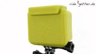 ride2gether.de | Xsories Silkon Hülle für GoPro HD grün