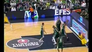 Jeremy Pargo amazing 360° spin in Euroleague final (08-05-2011)