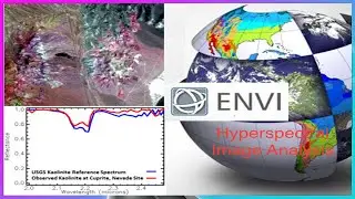 Hyperspectral Image Processing using ENVI معالجة المرئيات فائقة الطيفية باستخدام انفي